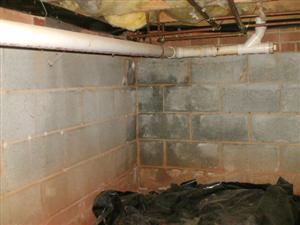 Water Intrusion in Crawlspace